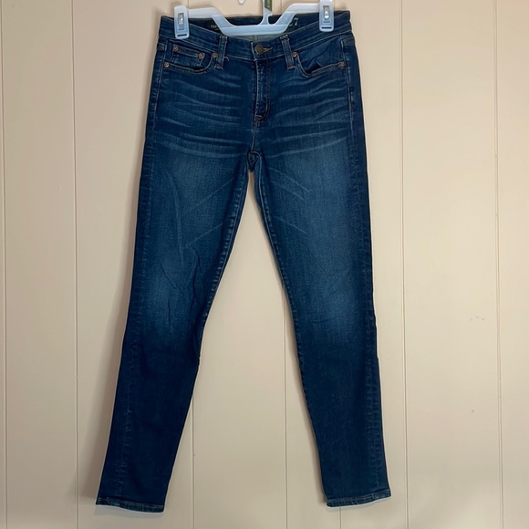 J. Crew Denim - J. Crew Toothpick Skinny Slim Fit Blue Jeans Size 27